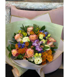 Vibrant Dreams Bouquet. An arrangement by Berlin Flower Shop.