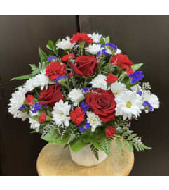 Rosie’s Treasure. An arrangement by Roma Flowers and Gifts.