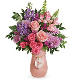 Teleflora's Winged Beauty Bouquet. An arrangement by Pompano Beach Floral.