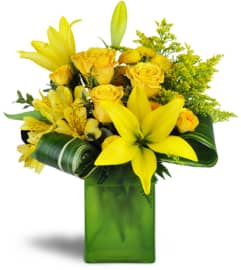 Sunshine and Citrus™. An arrangement by Erika's Flowers.