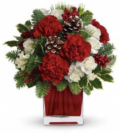 Make Merry by Teleflora. An arrangement by Pompano Beach Floral.