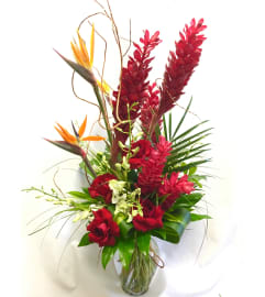 Ginger Paradise. An arrangement by Blue Iris Florist.