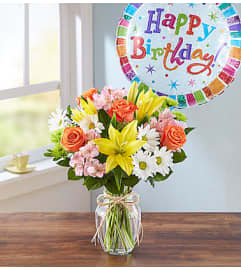 Fields of Europe™ Happy Birthday. An arrangement by Lovingly Charlotte.