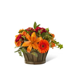 The FTD® Harvest Memories™ Basket. An arrangement by Mystic Garden Floral.