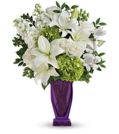 Teleflora's Moments Of Majesty Bouquet. An arrangement by Pompano Beach Floral.