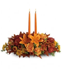 Family Gathering Centerpiece. An arrangement by Pompano Beach Floral.