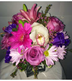 Birthday wishes. An arrangement by Hialeah Flowers.