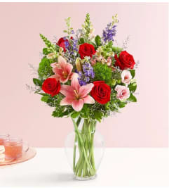 Be Mine Bouquet. An arrangement by Susana's Flowers.