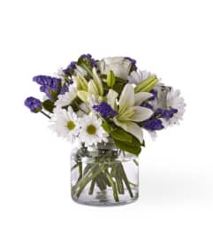 Beyond Blue Bouquet. An arrangement by Travis Floral Shop.