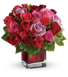 Madly in Love Bouquet with Red Roses by Teleflora. An arrangement by Devine Orchid.