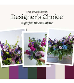 Nightfall Bloom™ Designer's Choice. An arrangement by Elegant Florist.
