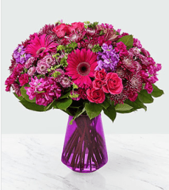 Blushing™ Bouquet by FTD. An arrangement by Sandy's Florist.