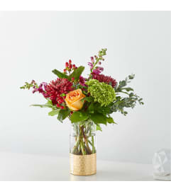 The Gilded Moment Bouquet. An arrangement by Country Cousins Flower Shop.