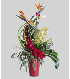 Reaching Sky High. An arrangement by Simply Beautiful Flowers and Events.