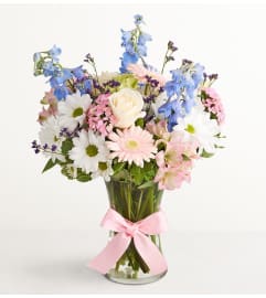 The Watercolor Skies™. An arrangement by Flowers of Charlotte. The Watercolor Skies™. An arrangement by Flowers of Charlotte.