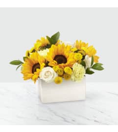 Sweet as Lemonade™ Sunflower Bouquet. An arrangement by Sueppel's Flowers.