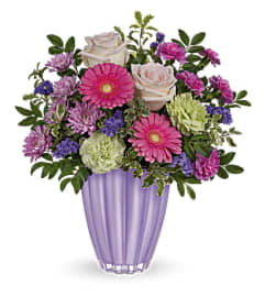 Playful Pastel Bouquet by Teleflora. An arrangement by Vivian Flowers.