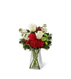 The FTD® Christmas Peace™ in a Vase. An arrangement by Fink Flowers, Gifts and Flower Delivery.