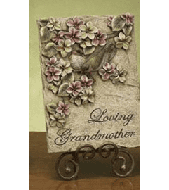 LOVING GRANDMOTHER STEPPING STONE. An arrangement by J.D. Ballantine's Flowers and Gifts.