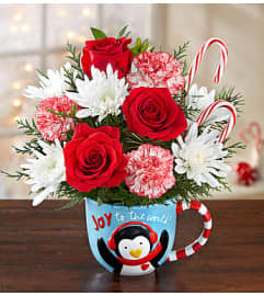 Mugable® Joy to the World™. An arrangement by Graceland Florist.