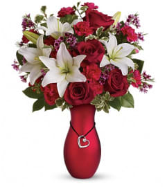 Heartstrings Bouquet by Teleflora. An arrangement by Pompano Beach Floral.