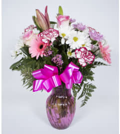Candy Stripe. An arrangement by Erleene's Florist.
