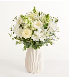 Treasured Memories™ All White. An arrangement by Flowers of Jacksonville.