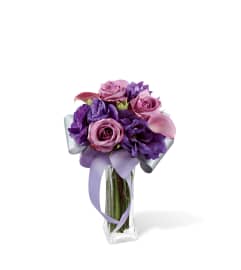 The FTD® Shades of Purple™ Bouquet. An arrangement by Mystic Garden Floral.