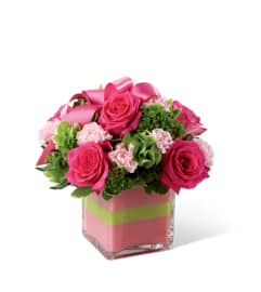 The FTD® Blushing Invitations™ Bouquet. An arrangement by Mystic Garden Floral.