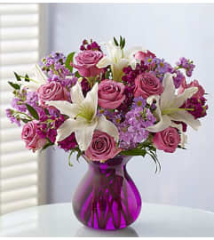 Plum Crazy™. An arrangement by Blessing and Blooms Florist.