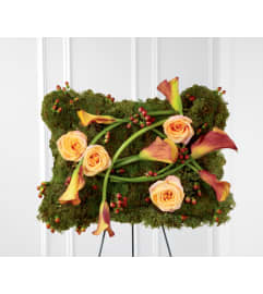 The FTD® Loyal Heart™ Easel. An arrangement by Mystic Garden Floral.