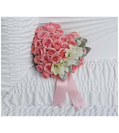 Divine Serenity Casket Insert. An arrangement by Marivel's Florist and Gifts. Divine Serenity Casket Insert. An arrangement by Marivel's Florist and Gifts.