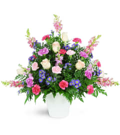 Sweet Comfort. An arrangement by Abundant Flowers and Gift Shoppe.