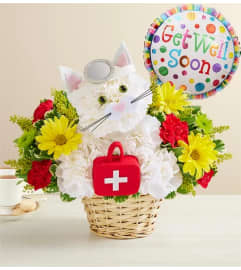 The Cure-All Kitty™. An arrangement by Lovingly Charlotte.