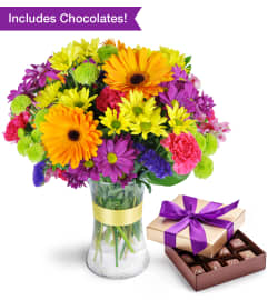 Deliciously Sweet Radiant Bundle. An arrangement by Jane's Floral Dreams.