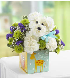 It's a-DOG-able™ Boy. An arrangement by Blessing and Blooms Florist.