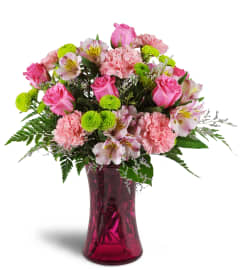 Perfectly Pink™. An arrangement by Vemongi Flowers.