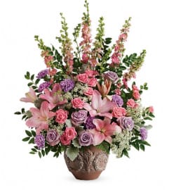 Teleflora's Soft Blush Bouquet. An arrangement by Pompano Beach Floral.