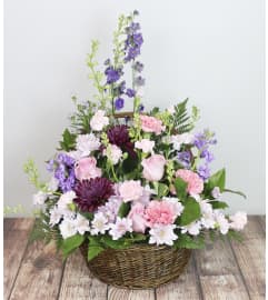 Meadow on a Spring Morning. An arrangement by Pike Creek Flower and Gift Shoppe.
