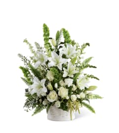 The FTD® In Our Thoughts™ Arrangement. An arrangement by Metcalfe Florist and Pleasant View Greenhouses.