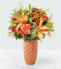Warm Amber™ Bouquet. An arrangement by Mystic Garden Floral.