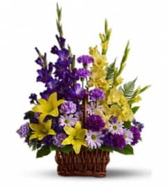 Basket of Our Memories. An arrangement by Awesome Blossom.
