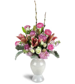 Spring Oasis™. An arrangement by Bakman Floral Design.