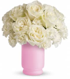 Teleflora's Sweetly Chic. An arrangement by Pompano Beach Floral.