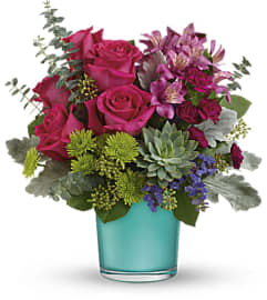 Teleflora's Topaz Wonderland Bouquet. An arrangement by GardeLina Flowers.