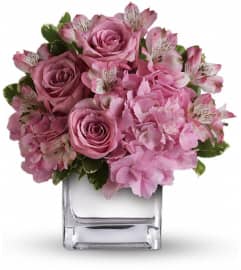Teleflora's Be Sweet Bouquet. An arrangement by Pompano Beach Floral.