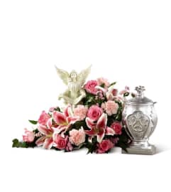 The FTD® Divinity™ Urn Arrangement. An arrangement by Syd Kemsley Florist.