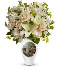Thomas Kinkade's Radiant Garden by Teleflora. An arrangement by Devine Orchid.