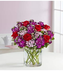 Valentine Magic™. An arrangement by Blessing and Blooms Florist.