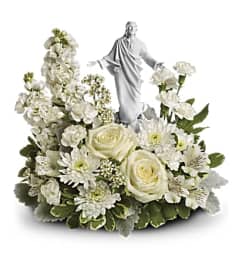 Teleflora's Forever Faithful Bouquet. An arrangement by Pompano Beach Floral.